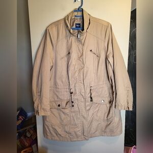 Reitmans Beige Utility Jacket for Women, Plus Size 12